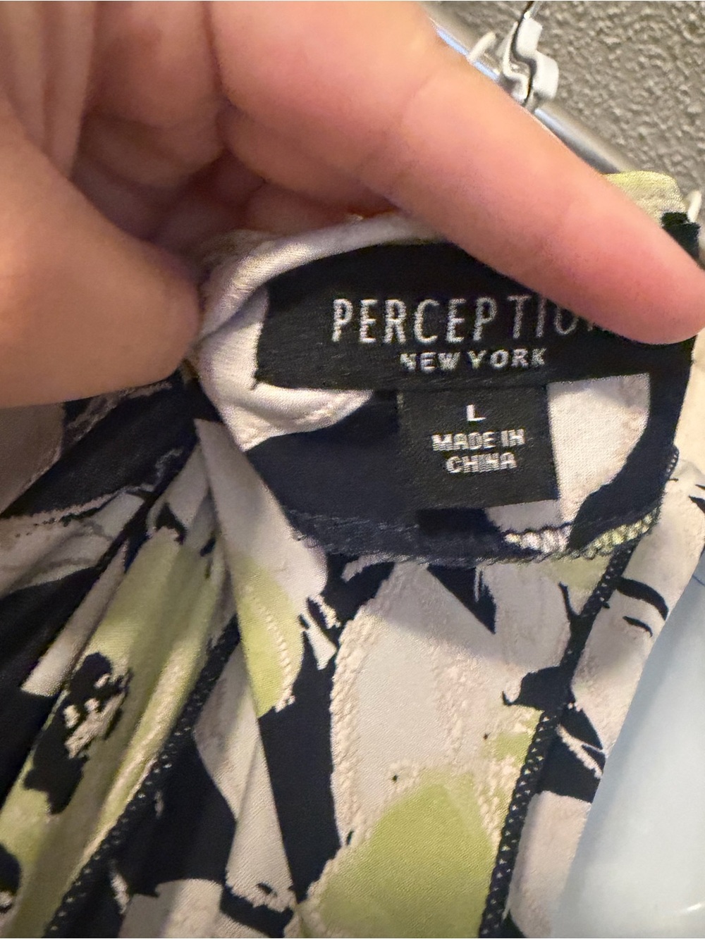 Perceptions Black Midi Dress with Lime Green and Cream Floral Print - Picture 3 of 3